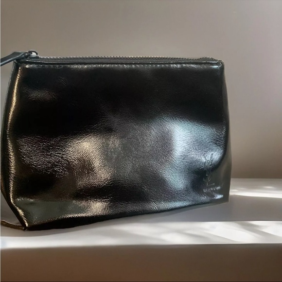 Yves Saint Laurent Black Makeup Bag Pouch NEW - Picture 9 of 9